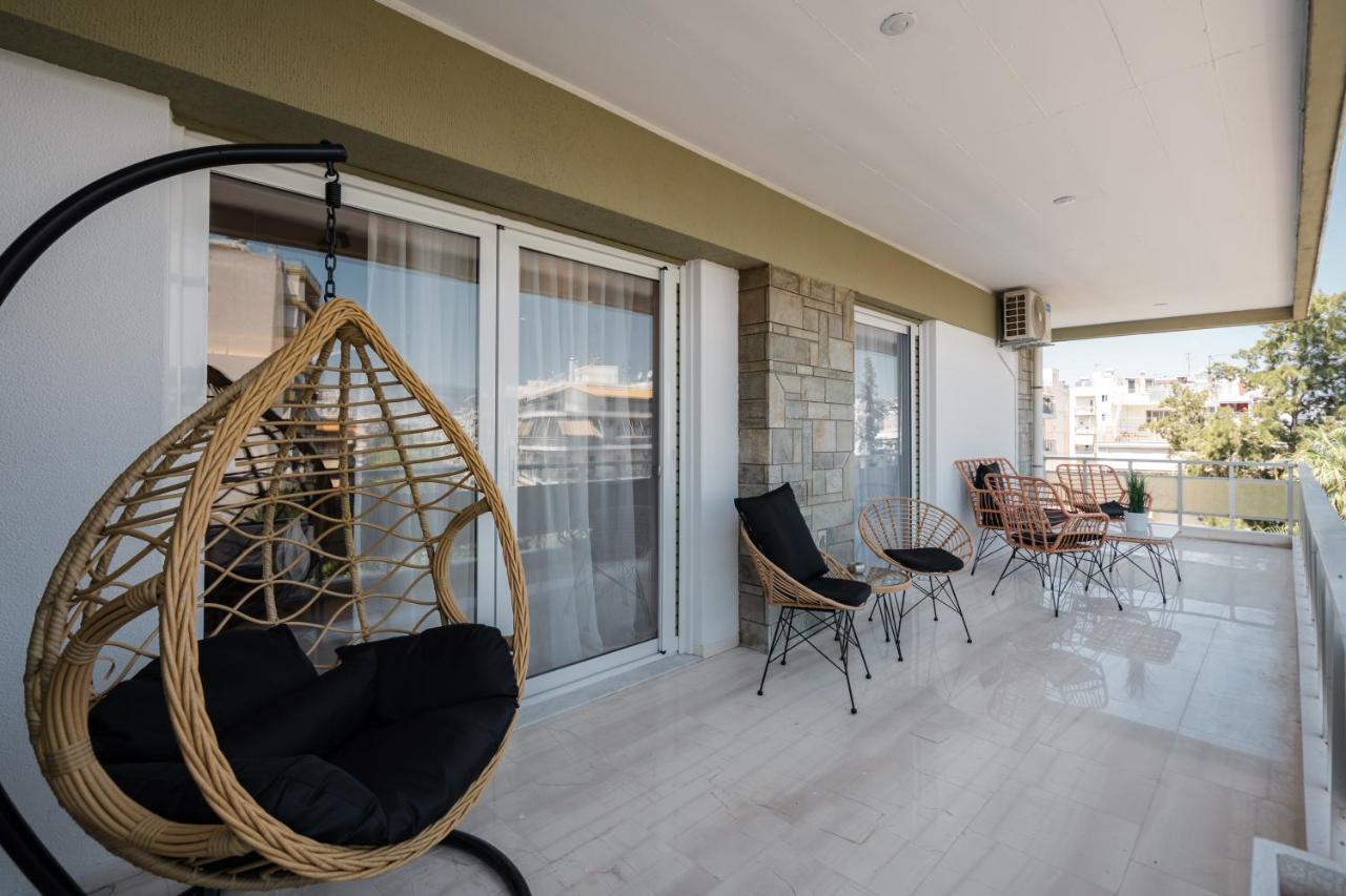 Luxury 4 Bedrooms Apartment Near Flisvos Marina Pireus Eksteriør bilde
