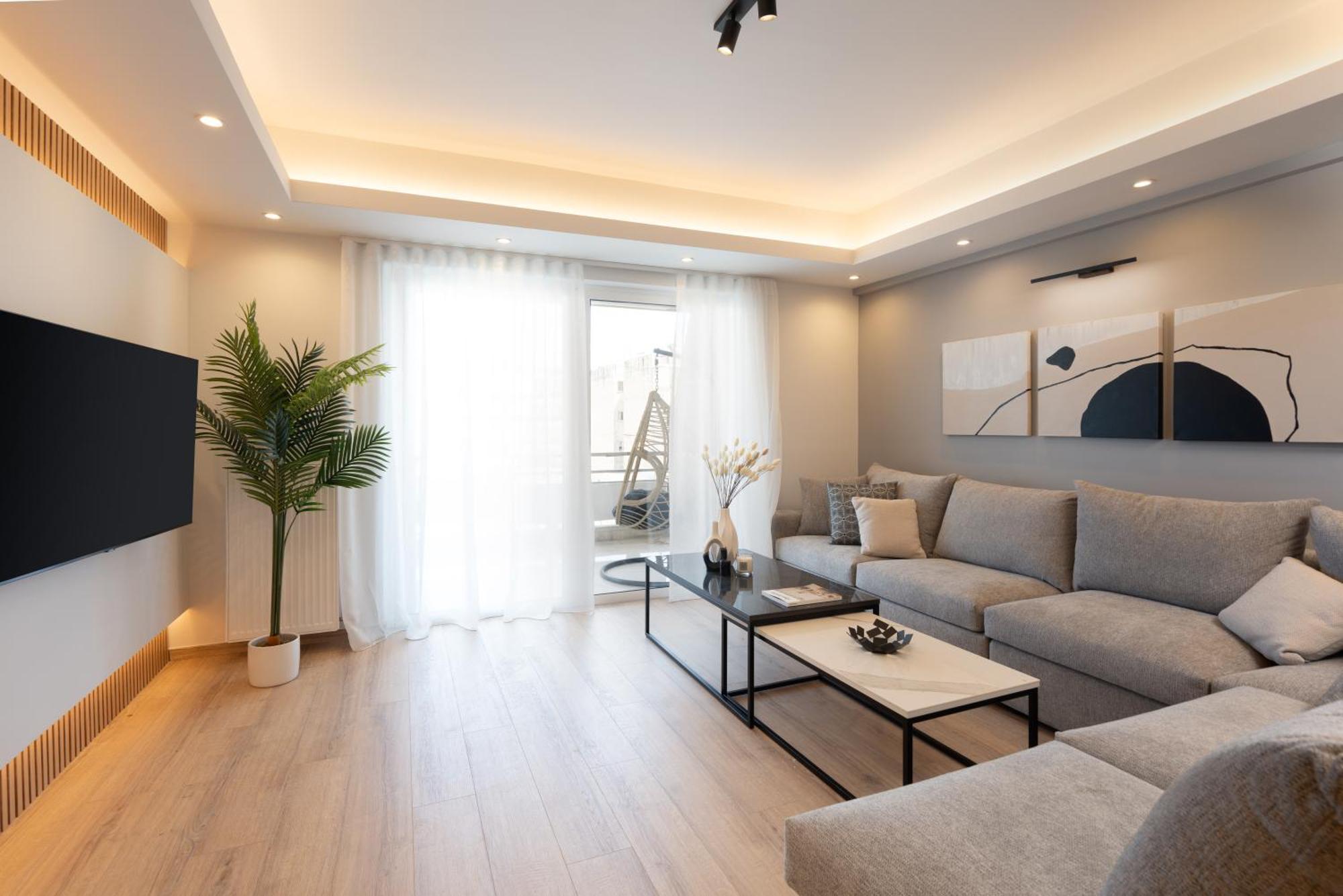 Luxury 4 Bedrooms Apartment Near Flisvos Marina Pireus Eksteriør bilde