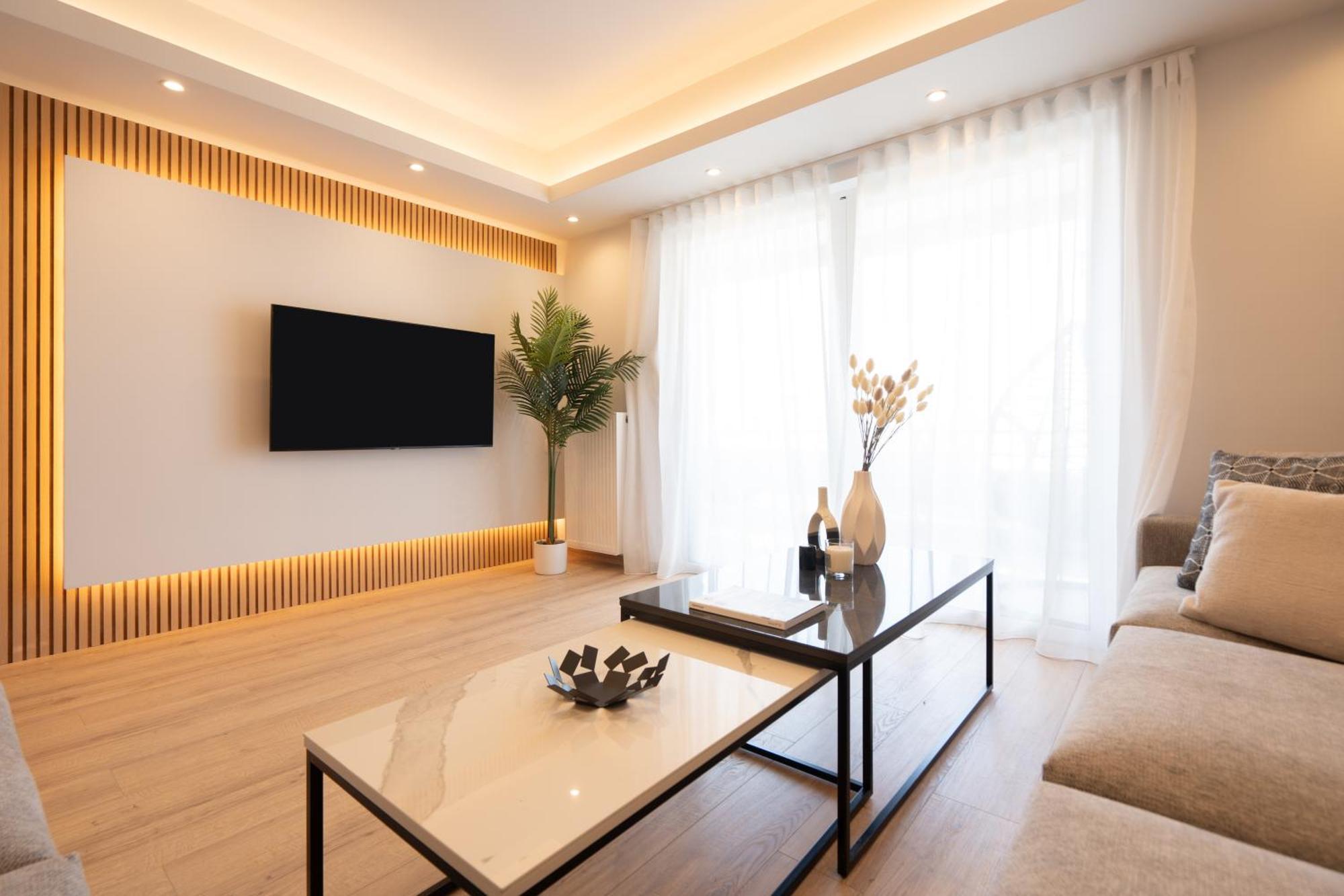 Luxury 4 Bedrooms Apartment Near Flisvos Marina Pireus Eksteriør bilde